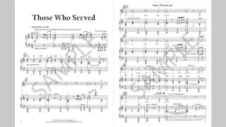 Those Who Served - MusicK8.com Singles Reproducible Kit