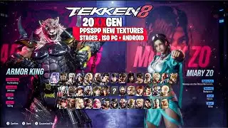 Tekken 8 20XXGEN New Textures & Stages | PPSSPP Full Tutorial (Android & PC)