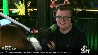 [3FM Serious Request] Rob draait een plaatje voor Tijn 20-12-2021