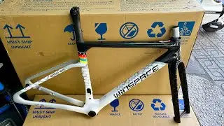 KHUNG DISC WINSPACE C5 CHINA CHÍNH HÃNG CARBON T800 SIZE XS NHƯ MỚI- 21tr ( 0908 228222) 