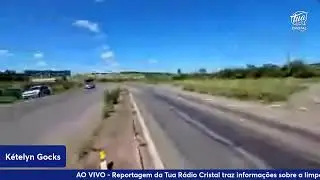 AO VIVO - TREVOS DE ACESSO A SOLEDADE ESTÃO SENDO LIMPOS PELA ADMINISTRAÇÃO MUNICIPAL