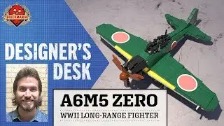 At The Designer&rsquo;s Desk - Cody Osell&rsquo;s A6M5 Zero - Custom Military Lego