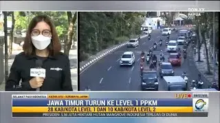 PPKM Jawa Timur Turun ke Level 1