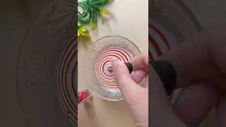 💅😍Count the drops💦 Water marble nail art #nailart2024 #shorts