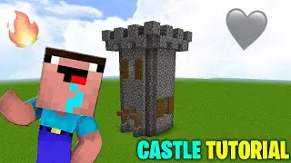 Minecraft Castle Tutorial Very Easy | Minecraft Castle Tower Tutorial