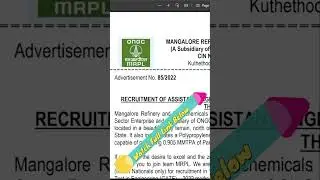 ONGC Recruitment 2022 | MRPL Recruitment 2022 | PSU | Freshers | Permanent Govt Job