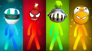Stickman Party 1 2 3 4 All SKINS, All MINIGAMES, All COLORS, All CARS, All TANKS (ANdroid/ios)