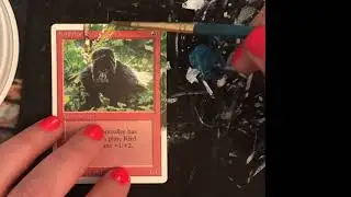 Altering MTG Kird Ape Time Lapse
