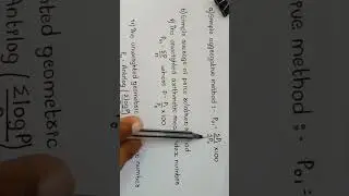 'TYPES OF UNWEIGTHED INDEX NUMBER'