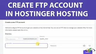 Как создать FTP-доступ для веб-сайта на хостинге Hostinger