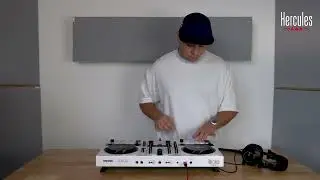 Мацу выступает с контроллером Hercules DJControl Inpulse 500 White Edition ограниченной серии