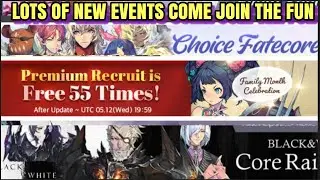 EXOS HEROES: LOTS OF NEW EVENTS, CORE RAID AND BLUE FATE CORE ARE UP! 😱😱