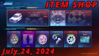 July 24 Rocket League Item Shop: LABYRINTH ANIMATED DECAL!