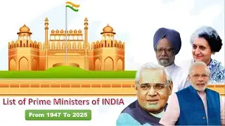 List of Prime Ministers of India at Ridhima Study Zone