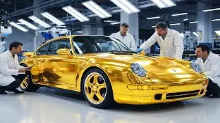 Inside the Factory: Porsche 993 Turbo Project Gold Build & Solid 24k Gold Restoration