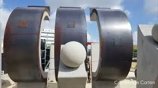 Barbados National Heroes Monument Corten Project start to finish