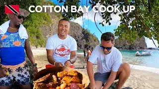 Epic Seafood Cook Up & Beach Lime on Cotton Bay in Trinidad & Tobago 🇹🇹 Foodie Nation