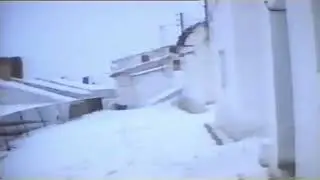 Santiago de la Espada. Nieve en 1987.