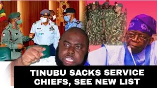 TENSION in Aso Rock as Tinubu Finally Sacks Service Chiefs as Nigerian Army Rejects Security Adviser