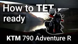 How i TET ready my KTM 790 Adventure R - Camping & Enduristan Saddle Bags