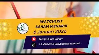Watchlist Saham Menarik 6 Januari 2026