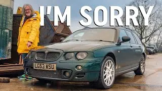 James May crashed his Tesla Model S into Mike's MG!