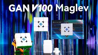 GAN V100 MagLev M 3x3 | UV Coated Speedcube with MagLev Technology