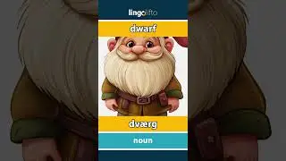 🇬🇧🇩🇰 dwarf - dv&aelig;rg : vocabulary builder : learn English : Lad os l&aelig;re engelsk