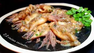 Chipirones encebollados 🧅S&Uacute;PER TIERNOS‼️