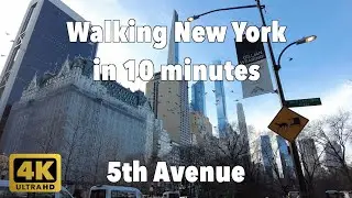 【4K】Walking New York #158 | 5th Avenue | From 60th St to 69th St | Upper East Side Manhattan