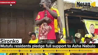Mutufu residents pledge full support to Asha Nabulo Mafabi 