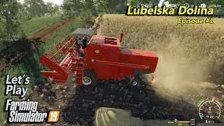 Let's Play Farming Simulator 19 | Lubelska Dolina | Episode #1 - First harvest | 4K(UltraHD)