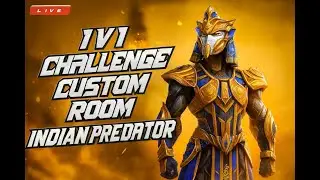 🔴BGMI 1v1 TDM ROOM LIVE  @INDIAN木PREDATOR #1v1tdm  #pubgmobile #live #livegaming #1v1custom #1vs1