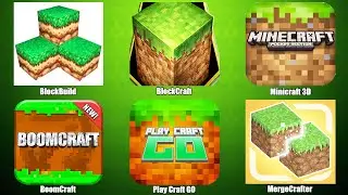 BlockCraft,BlockBuild,Minicraft 3D,BoomCraft,Play Craft GO,MergeCrafter