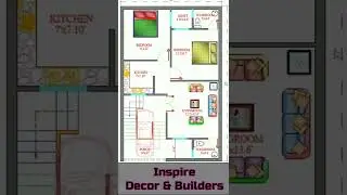 24X37 Building Plan II 888 Sq Ft House Plan II East Facing Home Map II 24X37 Makaan Ka Naksha