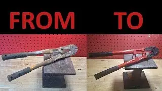 Bolt cutter complete tool restoration