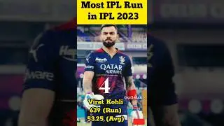 The Surprising Player With The Most Runs in IPL 2023 - You Won't Believe Who It Is!
