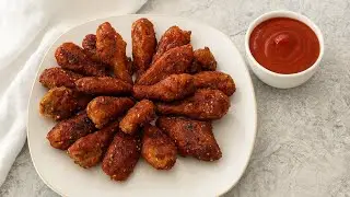 Crispy Buffalo Wings Recipe | Easy & Spicy🍗😋