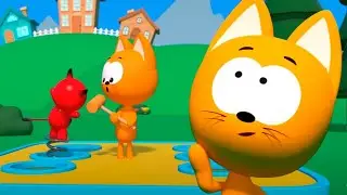 Котенок Котэ - Kote Kitty 🍦 Learn colors with Balloons and Surprise Eggs | बच्चों के लिए कार्टून