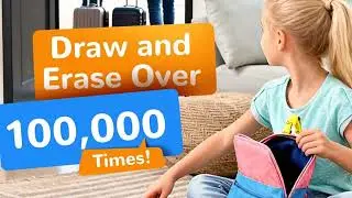 KOKODI LCD Writing Tablet ✏️ | 10-Inch Colorful Doodle Board for Kids 3+ | Reusable & Educational!