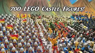My LEGO Castle Minifigure Collection / More than 700 LEGO Minifigures!