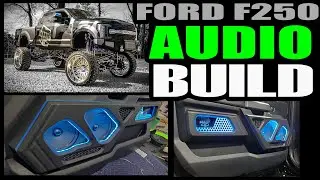 FORD F250 MAXXED MEGA CAR AUDIO BUILD PART 4 - CUSTOM FRONT DOOR PANELS