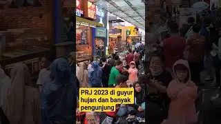PRJ 2023 rame sekali padat dan di guyur hujan #bekasi #prj2023 #jakarta