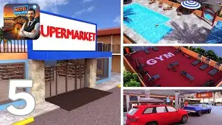 Supermarket & Motel Simulator - Customer Service Simulation - Gas Station Price Management - Part 5