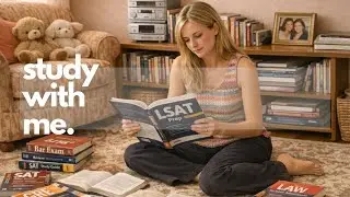 Study With Me | Cozy Law Student Vibes | Calm Music | No Talking