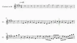 Canon in D - Johann Pachelbel | Clarinet Sheet Music