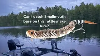 Bass fishing with this snake lure with a surprise catch