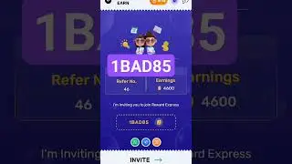 reward express app referral code #shorts