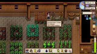 Modded Stardew Valley Playthrough - No commentary - Day 3 Winter, Year 2