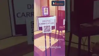 Digital Caricature  Photobooth #magictap #oilpainting #caricature #event #experientialmarketing